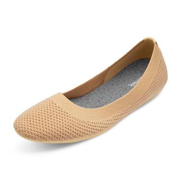 Dámské Baleríny Allbirds Tree Breezers Lux Hnědé | CZ4671GL