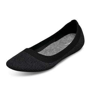Dámské Baleríny Allbirds Tree Breezers Lux Černé | CZ4674SO