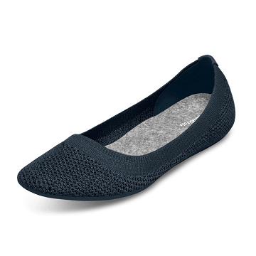 Dámské Baleríny Allbirds Tree Breezers Tmavě Blankyt | CZ4676PQ