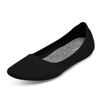 Dámské Baleríny Allbirds Tree Breezers Černé | CZ4677HK