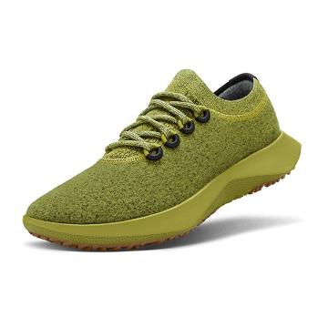 Dámské Běžecké Boty Allbirds Vlna Dasher Mizzles Olivy Zelené | CZ4557UT