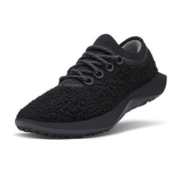 Dámské Běžecké Boty Allbirds Vlna Dasher Fluffs Černé | CZ4564MA