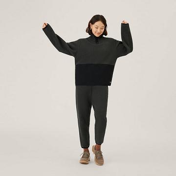 Dámské Kalhoty Allbirds Fluff Fleece Černé | CZ4764IS