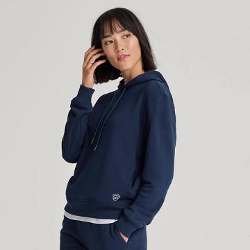Dámské Mikiny S Kapucí Allbirds R&R Tmavě Blankyt | CZ4783FM