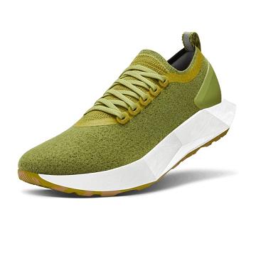Dámské Nepromokavé Boty Allbirds Vlna Flyer Mizzles Zelene | CZ4684OR