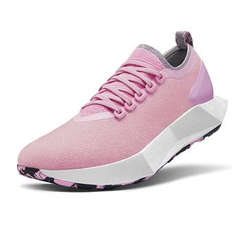 Dámské Nepromokavé Boty Allbirds Vlna Flyer Mizzles Růžové | CZ4685IS