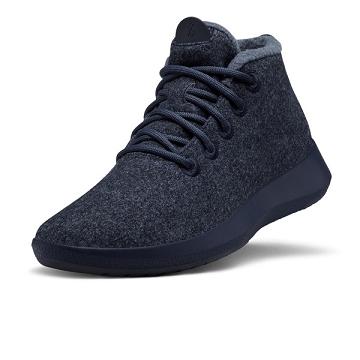 Dámské Nepromokavé Boty Allbirds Vlna Runner-up Mizzles Tmavě Blankyt | CZ4695BC