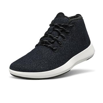 Dámské Nepromokavé Boty Allbirds Vlna Runner-up Mizzles Černé Bílé | CZ4703HK