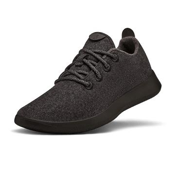 Dámské Tenisky Allbirds Vlna Runner Černé | CZ4491ZG