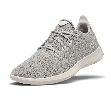 Dámské Tenisky Allbirds Vlna Runner Šedé Bílé | CZ4493KI