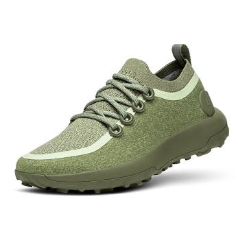 Dámské Turistické Boty Allbirds Trailové Runner SWT Mizzles Olivy Zelené | CZ4638EX