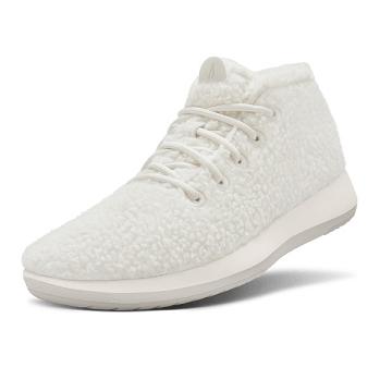 Dámské Vysoké Allbirds Vlna Runner-up Fluffs Béžový Bílé | CZ4650JJ