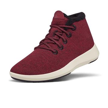 Dámské Vysoké Allbirds Vlna Runner-up Mizzle Fluffs Červené | CZ4644VD