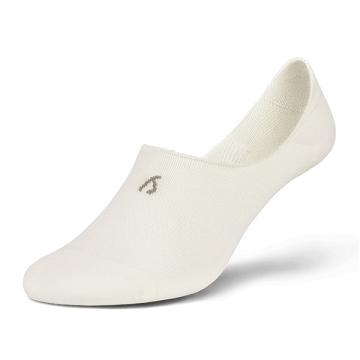 Pánské Ponožky Allbirds Trino® Sprinters No Show Bílé | CZ4360FM