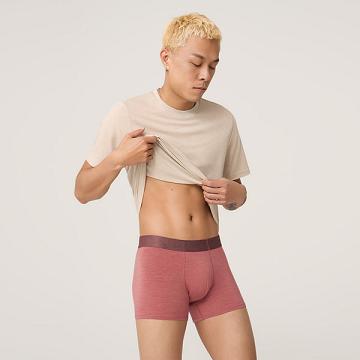 Pánské Spodní Prádlo Allbirds Trino® Trunk Červené | CZ4279BC