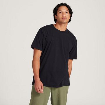 Pánské Tričko Allbirds Allgood Bavlněné Černé | CZ4292SO