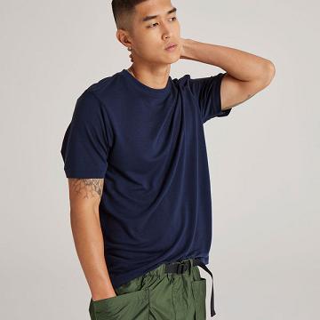 Pánské Tričko Allbirds Sea Tmavě Blankyt | CZ4286JJ