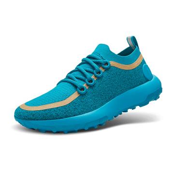 Pánské Turistické Boty Allbirds Trailové Runner SWT Mizzles Tyrkysové | CZ4213SO