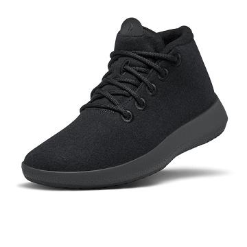 Pánské Vysoké Allbirds Vlna Runner-up Mizzles Černé Šedé | CZ4232LH