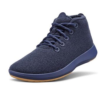 Pánské Vysoké Allbirds Vlna Runner-up Mizzles Tmavě Blankyt | CZ4233KI